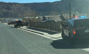 Federal agents arrest high ranking members of the FLDS Church in Hildale, Utah Feb. 23, 2016. Photo: Andrew Chatwin