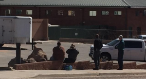 Federal agents arrest high ranking members of the FLDS Church in Hildale, Utah Feb. 23, 2016. Photo: Andrew Chatwin