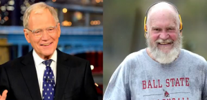 David Letterman, before and after retirement from his late night show. 