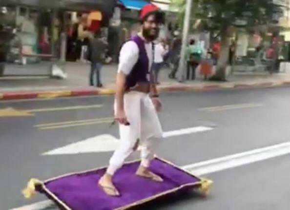 Go for a Magic Carpet Ride With This Aladdin Halloween Costume - Brit + Co