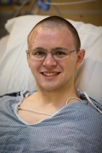Mason Wells, 19, of Sandy, is recovering at the University of Utah Burn Unit Center from injuries suffered durng the March 22 terrorist attacks on Brussels. Photo: University of Utah 