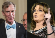 Bill Nye and Sarah Palin