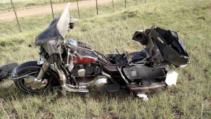 A motorcycle accident claimed the life of a Millard County Sheriff Deputy Friday. Photo Courtesy: UHP