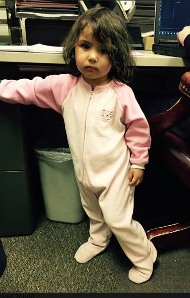 A South Ogden toddler was found walking down street in the middle of the night. Photo Courtesy: South Ogden Police