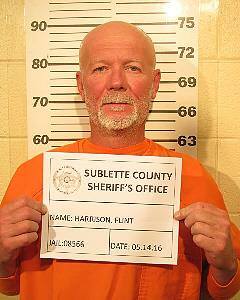 Flint Harrison, 51, of Salt Lake City, turned himself into authorities in Sublette County, Wyoming, early Saturday morning, at 1:45 a.m., and began assisting investigators in locating his son. Photo Courtesy: Sublette County Sheriff's Office