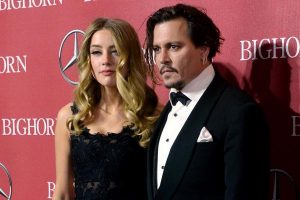 Amber Heard and Johnny Depp attending the 27th annual Palm Springs International Film Festival awards gala on January 2. File Photo by Jim Ruymen/UPI | License Photo