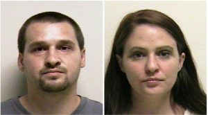 Casey Cormani and Cassandra Richards were arrested Tuesday in connection with the heroin overdose of their 1-year-old daughter. Photo Courtesy: Provo Police
