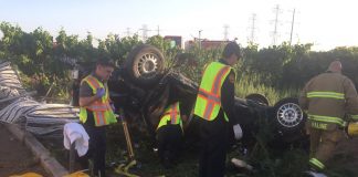 Plain City rollover