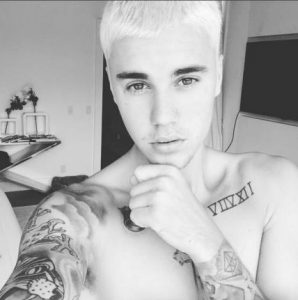 Justin Bieber shared a selfie after getting in a fist fight the night previous. Photo by Justin Bieber/Instagram