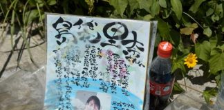 Japanese protest u.s. bases murder