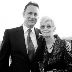 Tom Hanks' mom, Janet Marylyn Frager, recently died at age 84. Photo by Rita Wilson/Instagram
