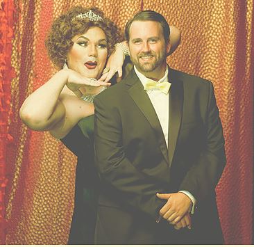 Caleb Parry (right) and Cameron Kapetanov play Georges and Albin/ZaZa in "La Cage aux Folles." Photo: Ziegfeld Theater