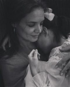 Katie Holmes with daughter Suri Cruise on Saturday. Photo by Katie Holmes/Instagram