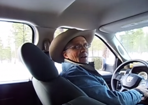 Robert "LaVoy" Finicum in the moments prior to his shooting death by Oregon State Police officers, Jan. 26, 2016. The shooting was later ruled justifiable. Photo: YouTube