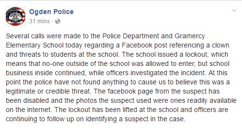 Ogden Police Facebook page