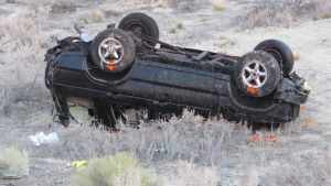 3 people have been killed and a 3-year-old girl critically injured in 2 separate rollover crashes early Saturday morning on I-80 in Tooele County. Photo: Gephardt Daily