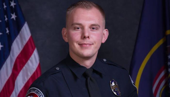 Cody Brotherson, of the West Valley City Police Department, was killed in the line of duty early Sunday morning. Photo Courtesy: West Valley City