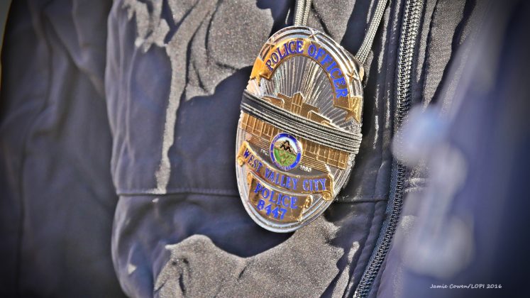 West Valley Police Badge - Cody Brotherson Dead officer -Jamie Cowen 2016
