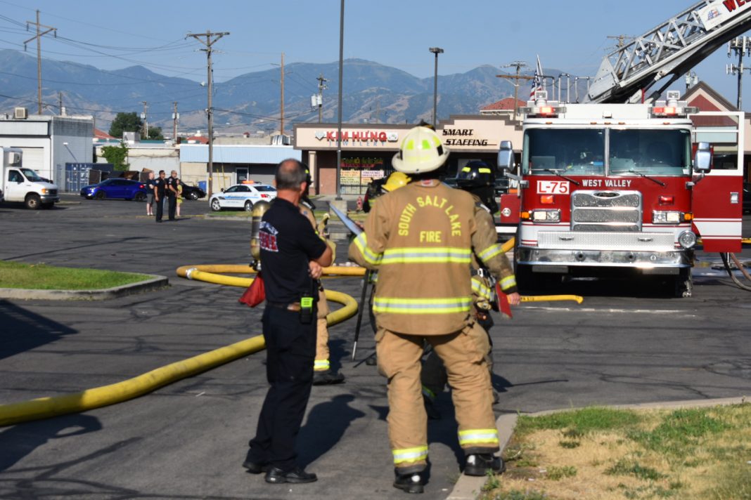 Crews from 5 agencies battle market fire in West Valley City Gephardt