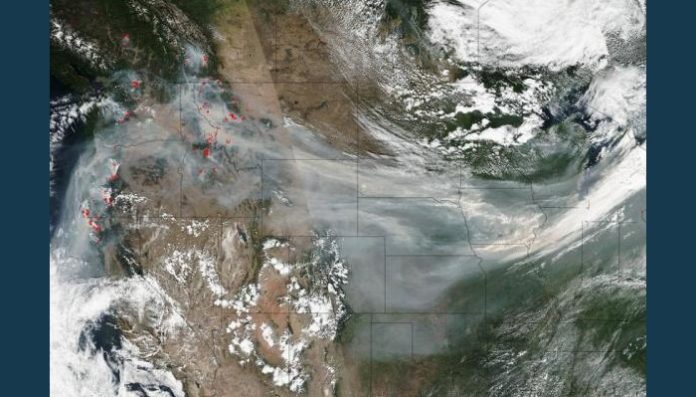 Satellite Images Show Wildfire Smoke Spreading Across United States Gephardt Daily 7860