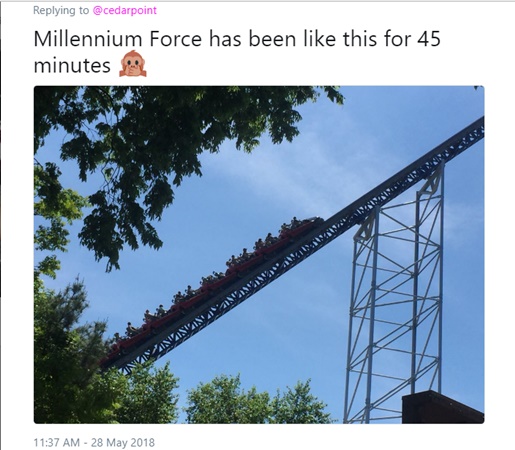 Ohio roller coaster stops in middle of ride due to power outage ...