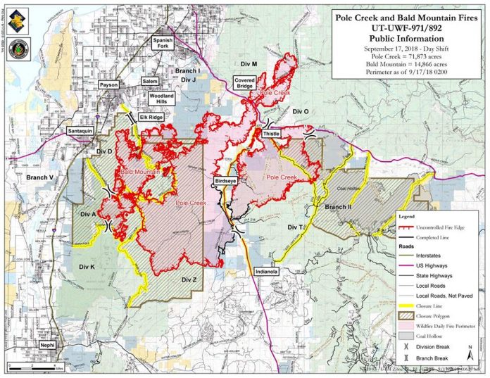 Bald Mountain Fire grows to 14,866 acres, no containment | Gephardt Daily