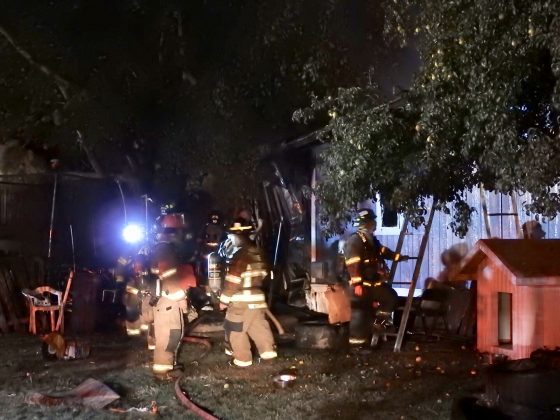 Crews from 3 agencies knock down mobile home blaze in Taylorsville ...