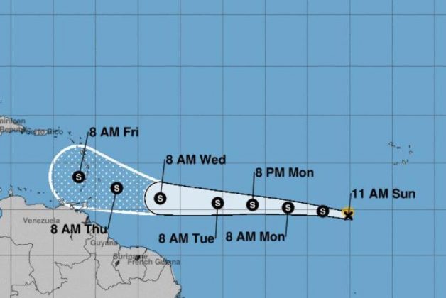 Tropical Storm Kirk Accelerating Over Atlantic; Leslie Forms | Gephardt ...