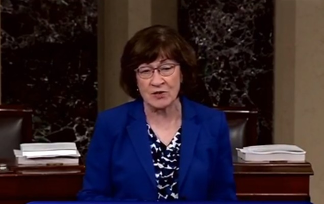 Sen. Susan Collins-- Facebook screen shot