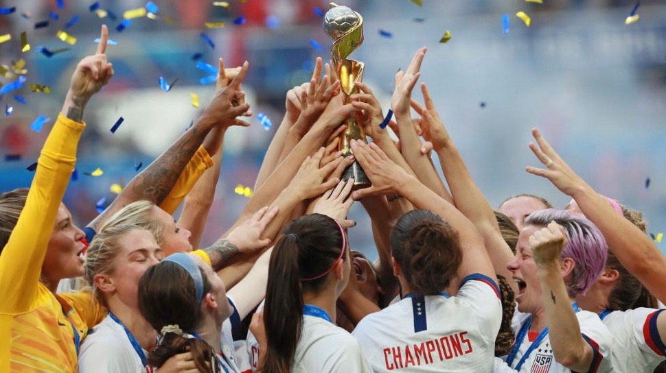 USA Women’s World Cup soccer team makes history with second straight