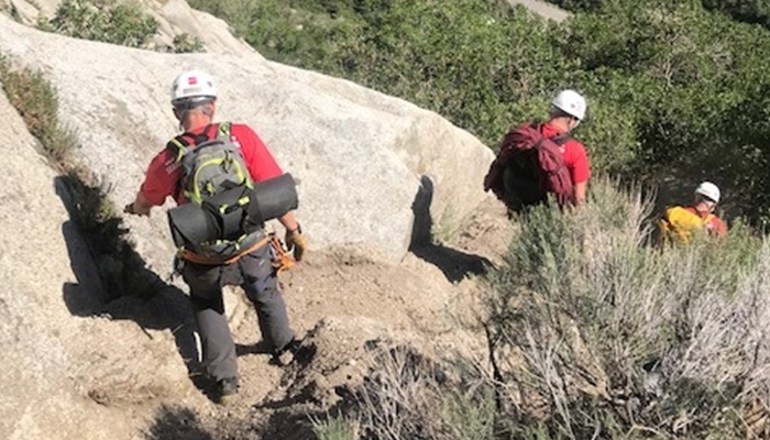Salt Lake County search and rescue crews assist injured climber ...