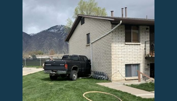 Provo truck vs building ProvoFD