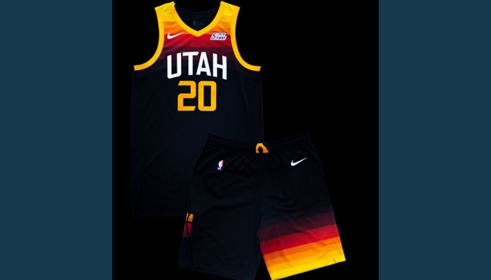 short utah jazz city edition