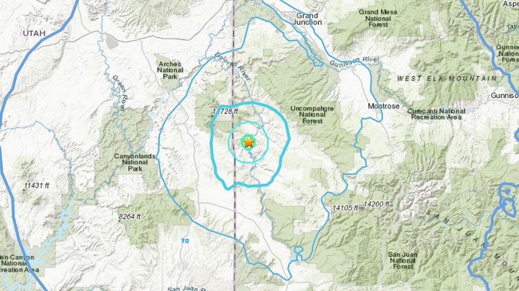 4.3 magnitude quake hits outside Moab