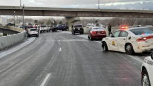 UHP vehicles hit on I-15