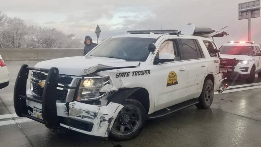 UHP vehicles hit on I-15