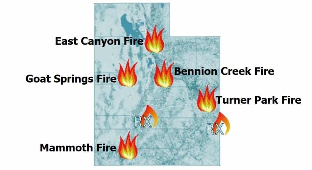 East Canyon Fire brings active Utah wildfires to 5 | Gephardt Daily