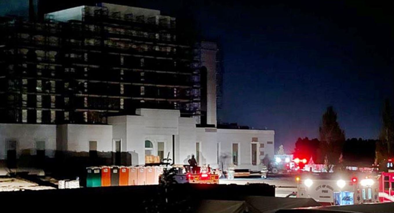 Orem firefighters respond to flames at LDS Temple under construction | Gephardt Daily