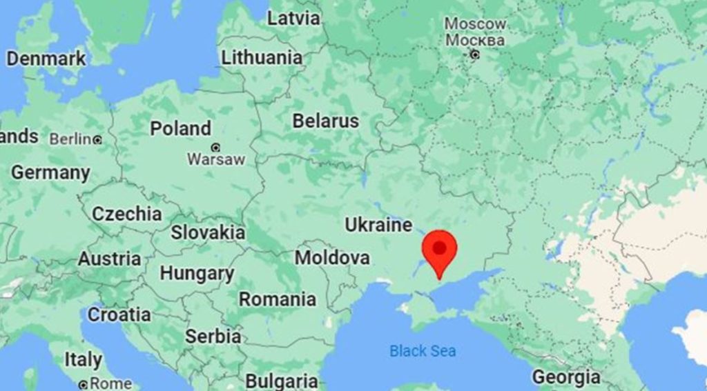 Ukraine Launches Missiles At Barracks In Russian Occupied Melitopol   Map Ukraine 1024x567 