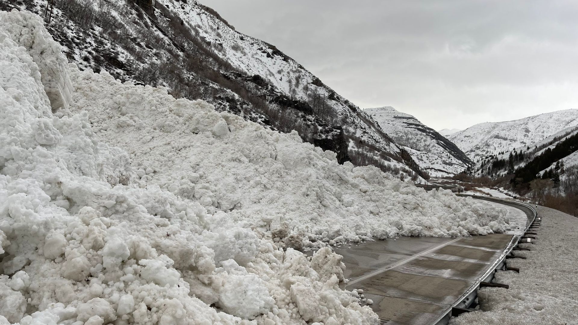 UHP Avalanche closes U.S. 189 after scheduled maintenance in Provo