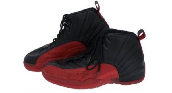 Michael jordan store flu game shoes