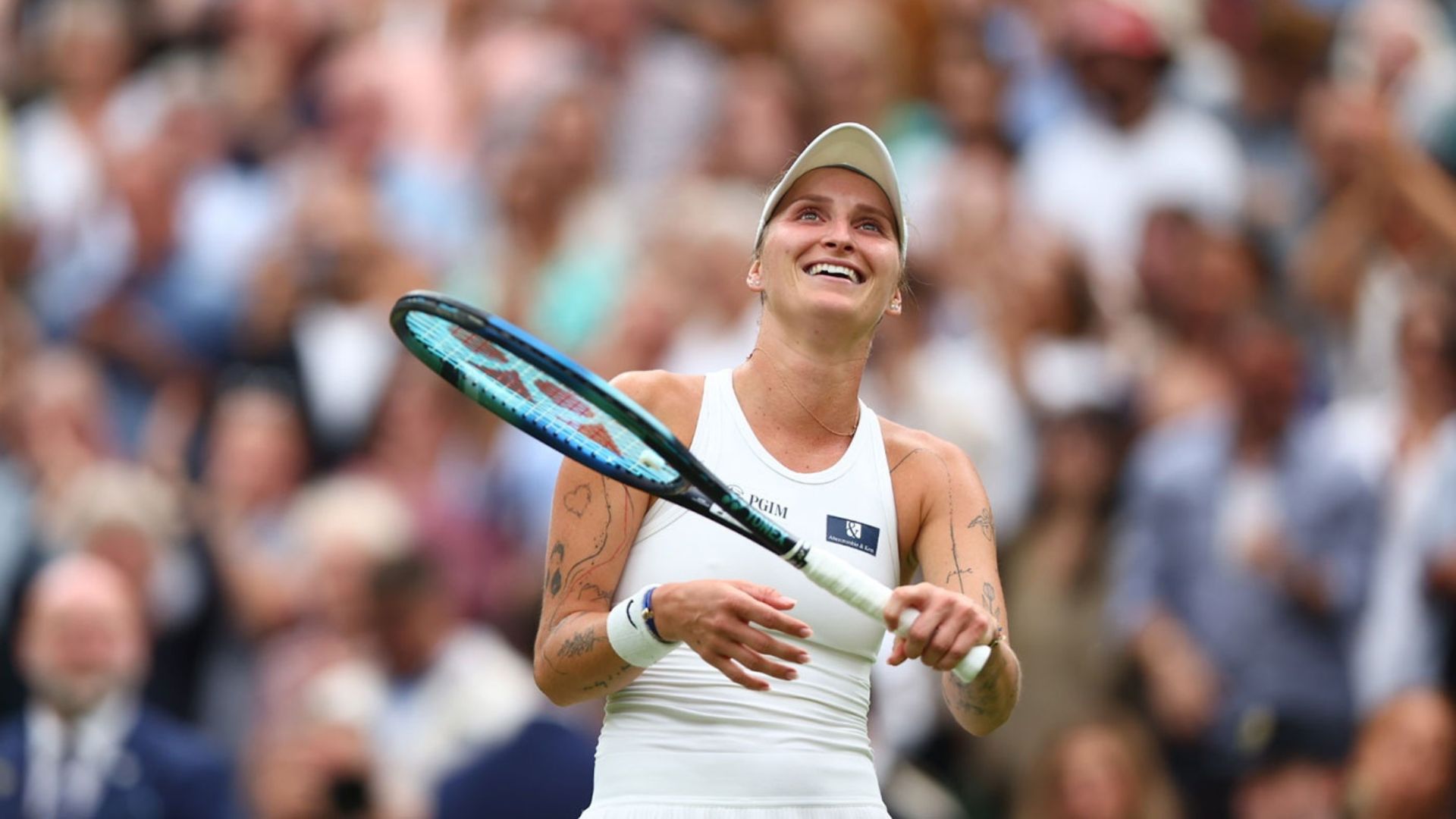 Unseeded Marketa Vondrousova wins Wimbledon for first Grand Slam title