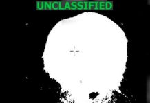 White silhouette of a person's head against a black background with 'UNCLASSIFIED' in green text at the top.
