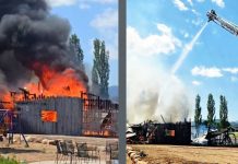 Fire destroys Wellsville barn